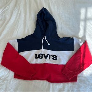 levi’s cropped hoodie
